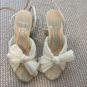Loeffler Randall Camellia Shoes Size 7 white